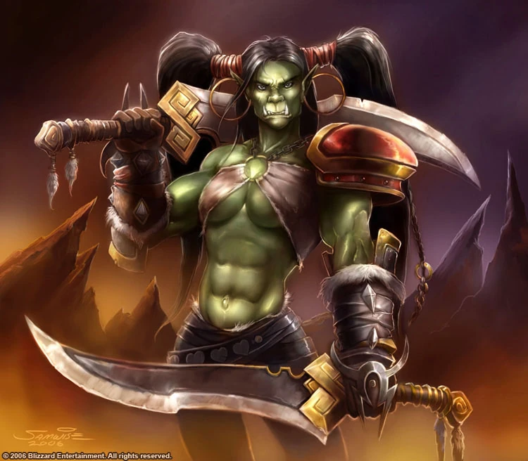 Image result for warcraft orc women
