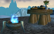 Ghostly Cooking Fire