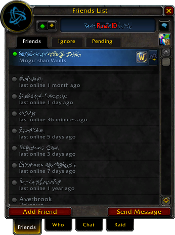 friends list