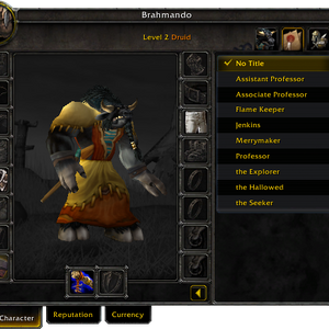 Character Info Wowwiki Fandom