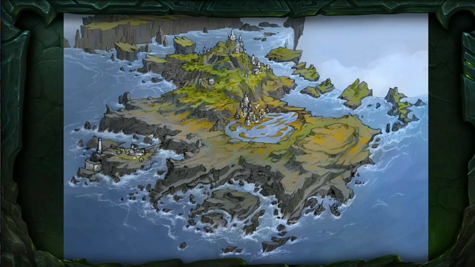 Image - BlizzCon Legion - Azsuna map concept art.png | WoWWiki | FANDOM