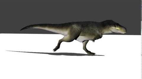 running from t rex