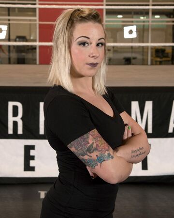 Kimber Lee cuando fue parte de WWE.