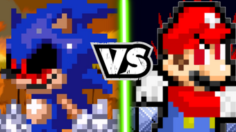 Sonic E X E Vs Devil Mario Write Epic Battles Wiki Fandom