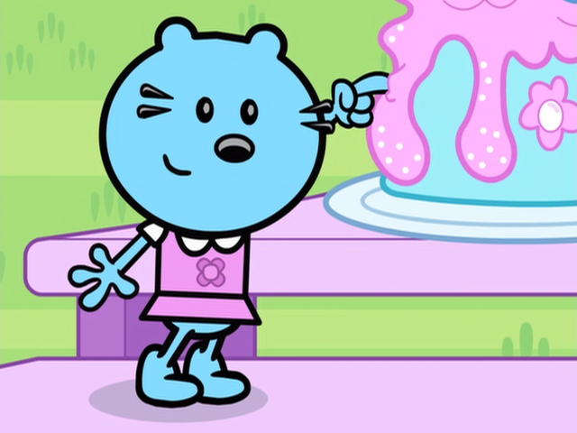 Image 310 Huggy Gets a Finger Full of Frosting png Wubbzypedia