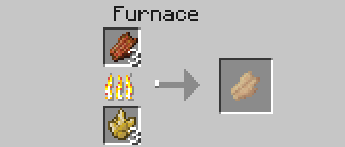 Cooked flesh
