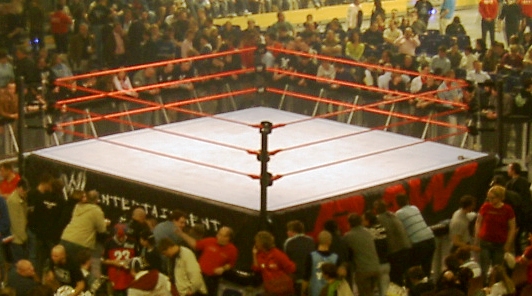 wwe ring side