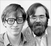 Bill Gates alongside Paul Allen