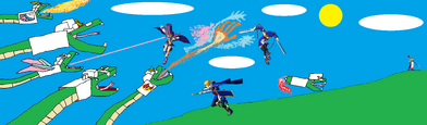 Fortezza Gundam vs Yuki and Friends