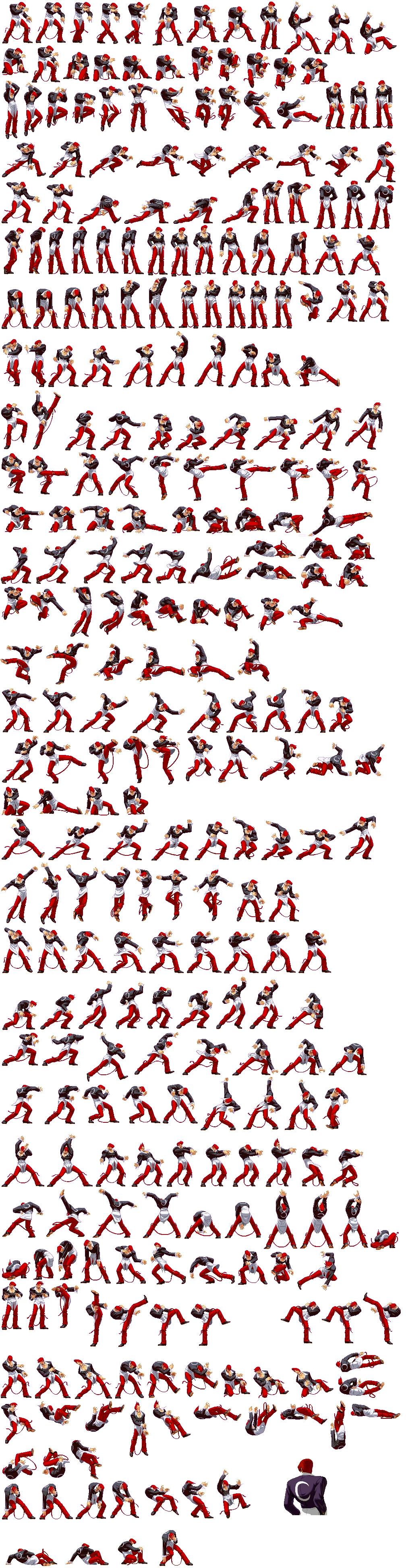 Image Iori Yagami (KOF) Sprites.png Www.dynapaul Wiki FANDOM