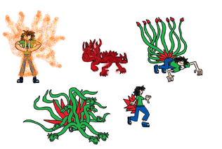 Paul Gekko's Jinjuriki Forms
