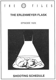 The Erlenmeyer Flask shooting schedule