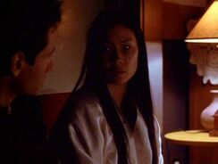 Kim Hsin talks to Fox Mulder