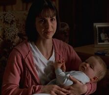 Theresa Hoese with baby