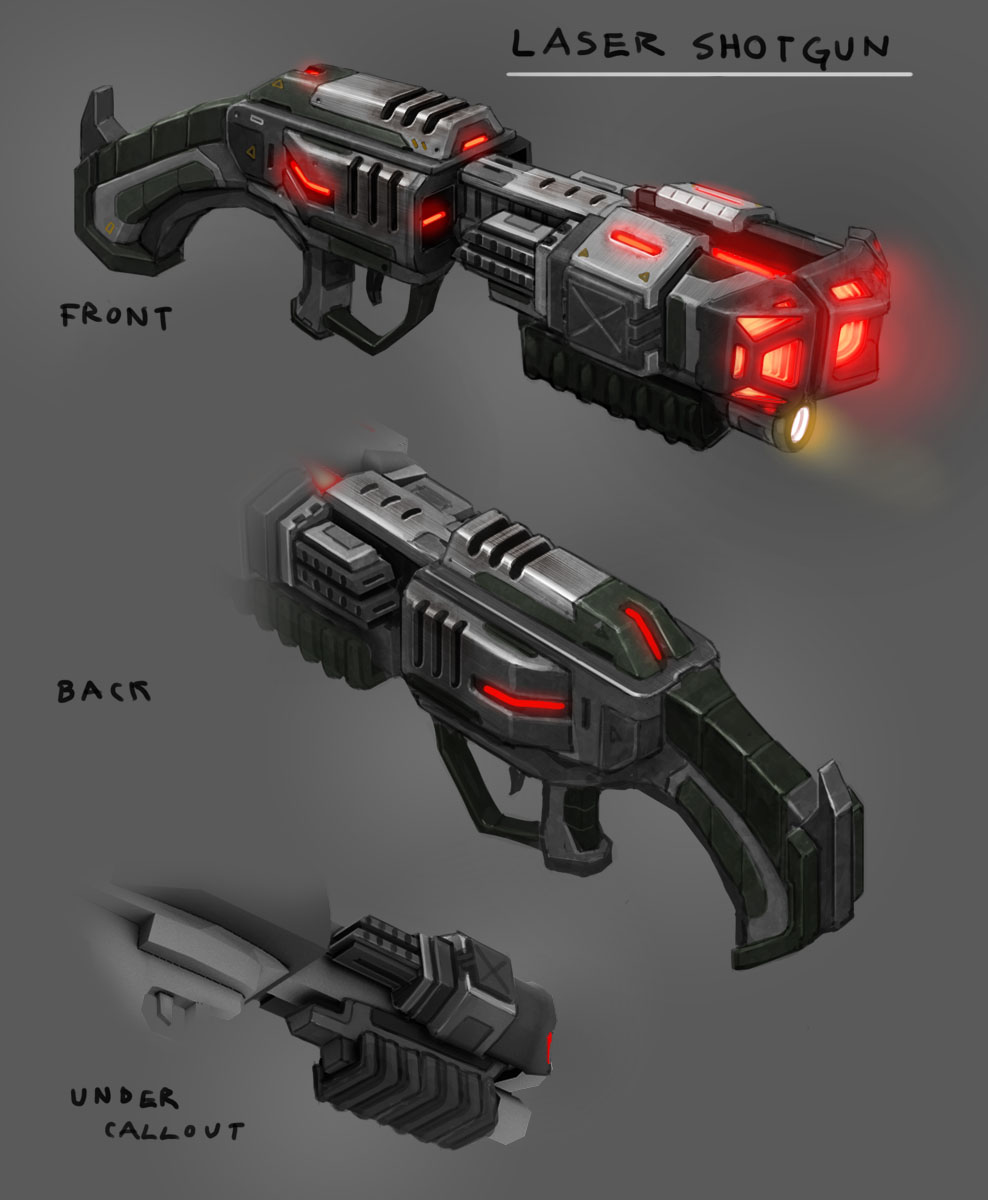 scatter gun laser