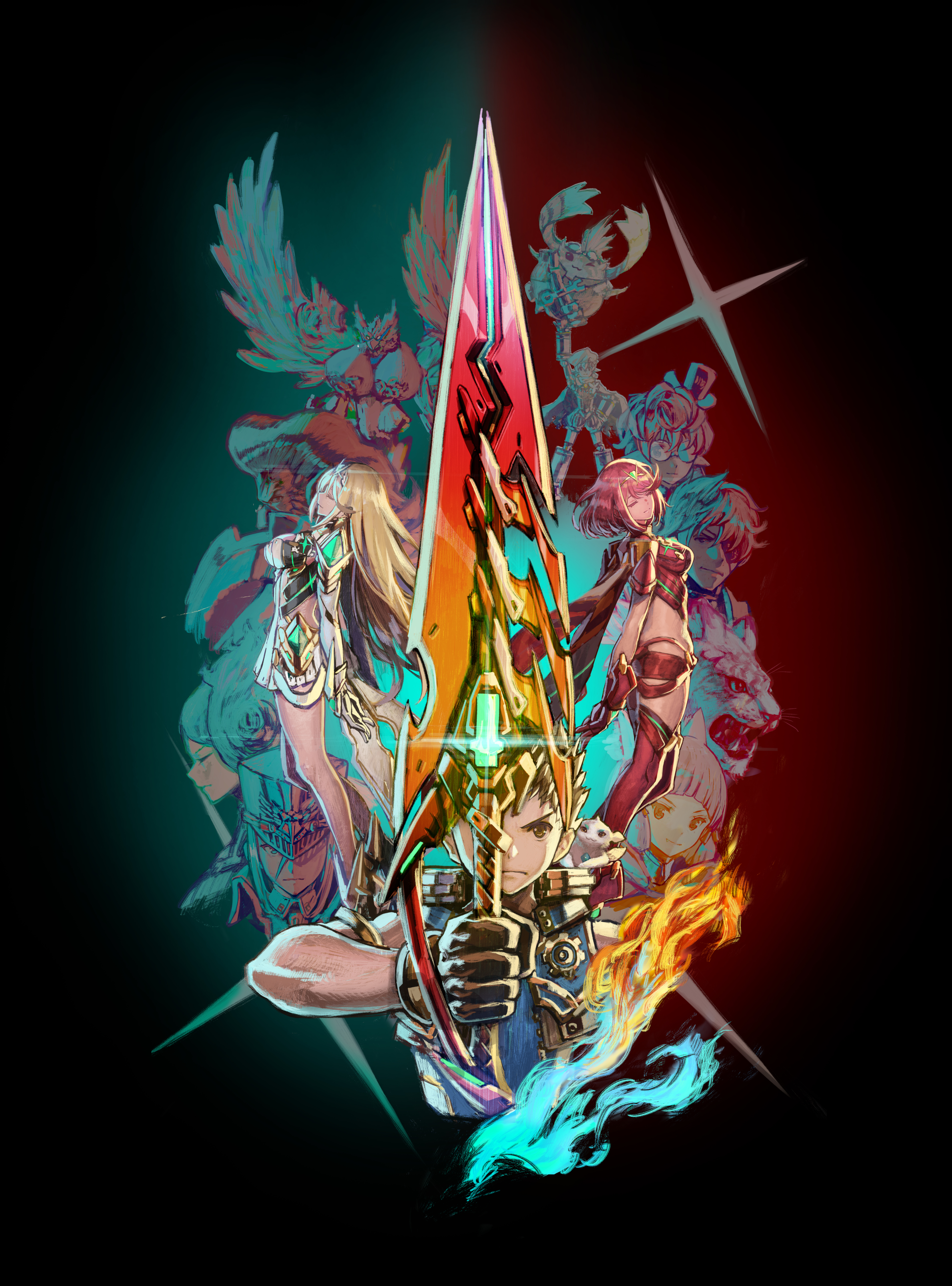 Image - Xenoblade-Chronicles-2-Characters-Art.jpg | Xenoblade Wiki