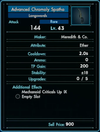 Weapons Xcx Xenoblade Wiki Fandom