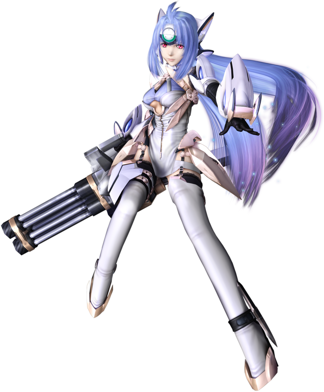 kos-mos and kos-mos re: (xenoblade chronicles and 2 more) drawn by latte