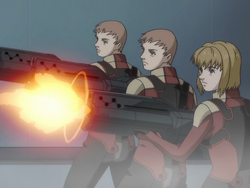 Combat Realians shooting