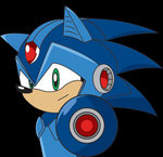Megaman Sonic by TheWax