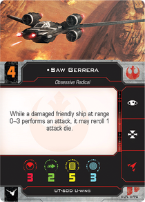 Saw Gerrera Pilot Card