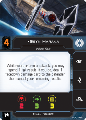 Seyn Marana Pilot Card