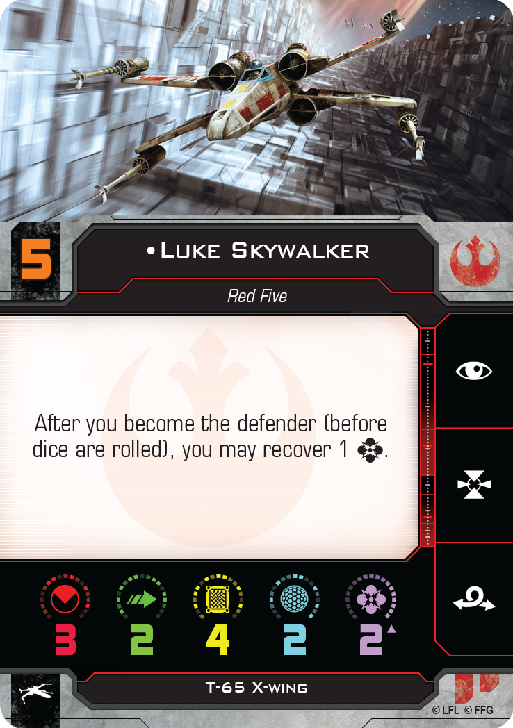 Luke Skywalker Pilot Card