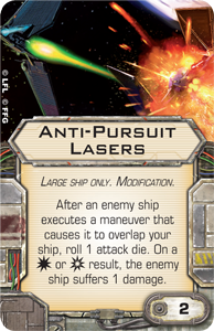 Anti-pursuit-lasers