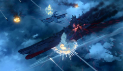 RainbowStarClusterUnderTorpedoFire