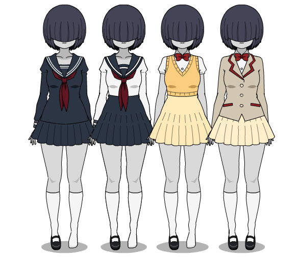 Image Female Template Png Yandere Simulator Fanon Wik - vrogue.co