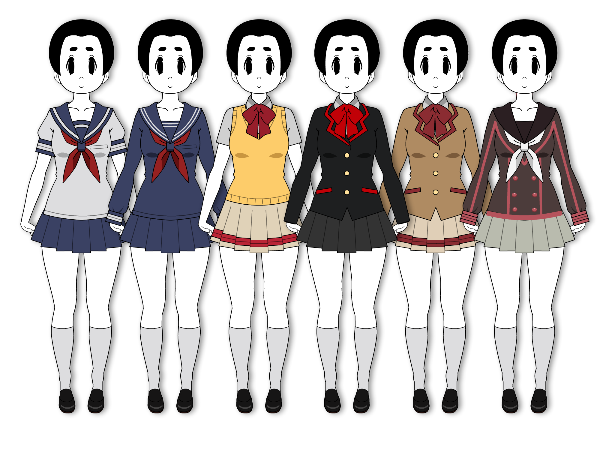 Akademis School Uniforms Yandere Simulator Fanon Wikia Fandom