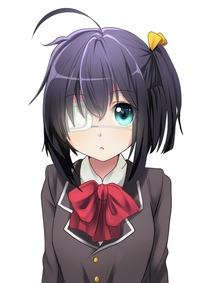 image eyepatch anime girls takanashi rikka chuunibyou demo koi ga