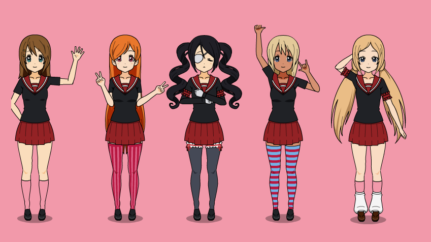 all the characters from yandere simulator all the characters from yandere simulator