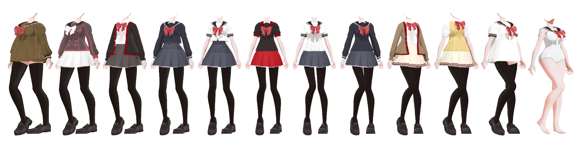 Yandere Simulator Character Base - roblox character yandere simulator fanon wikia fandom