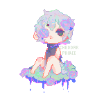 Neon flowers