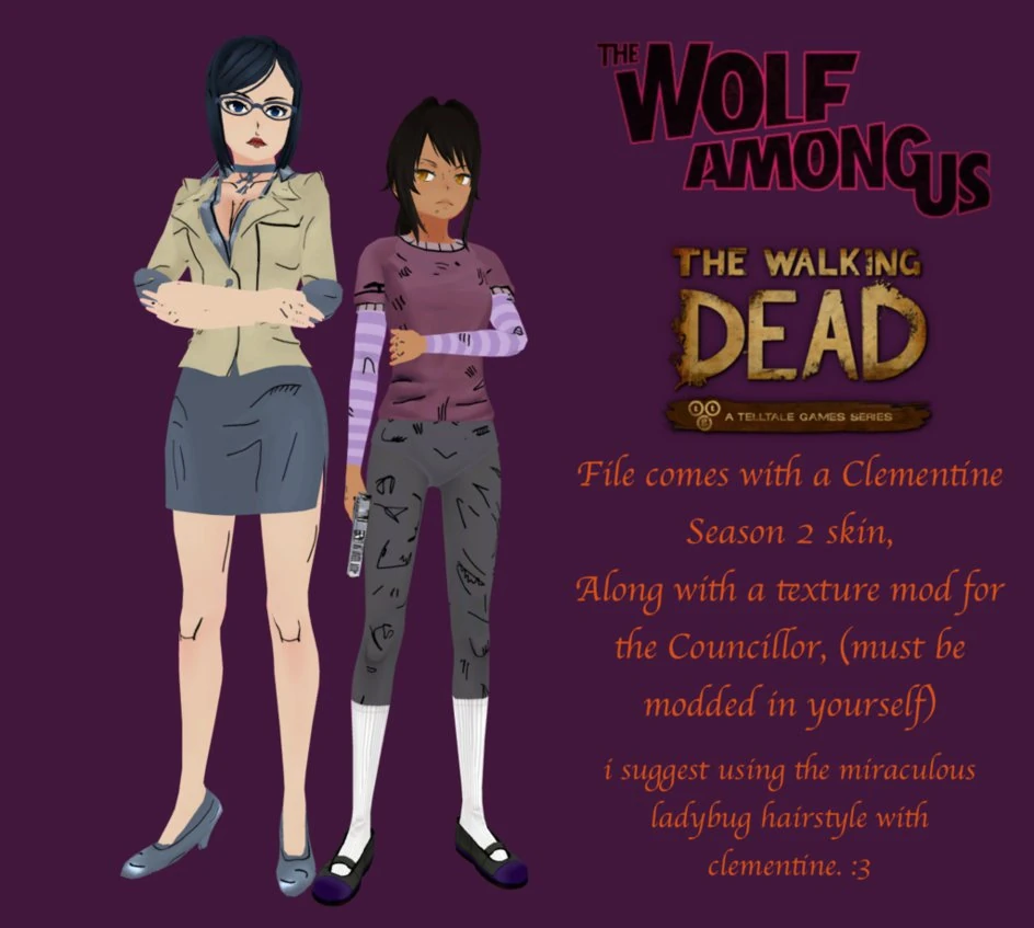 Image Clementine season 2 skin and snow white mod by artlovedream