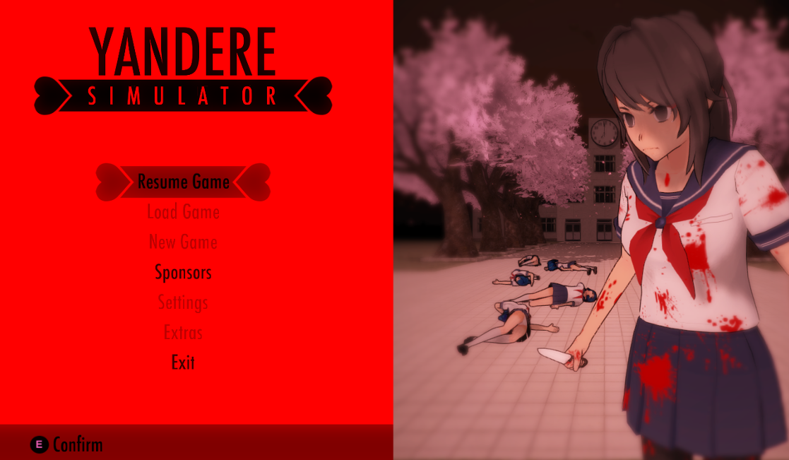 Yandere Simulator Loading Screen