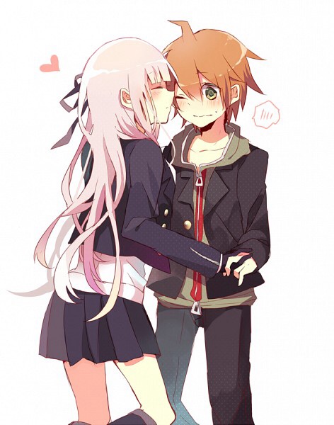 Imagen - -Dangan Ronpa ¤Naegiri $Makoto Naegi $Kyouko Kirigiri -3.jpg
