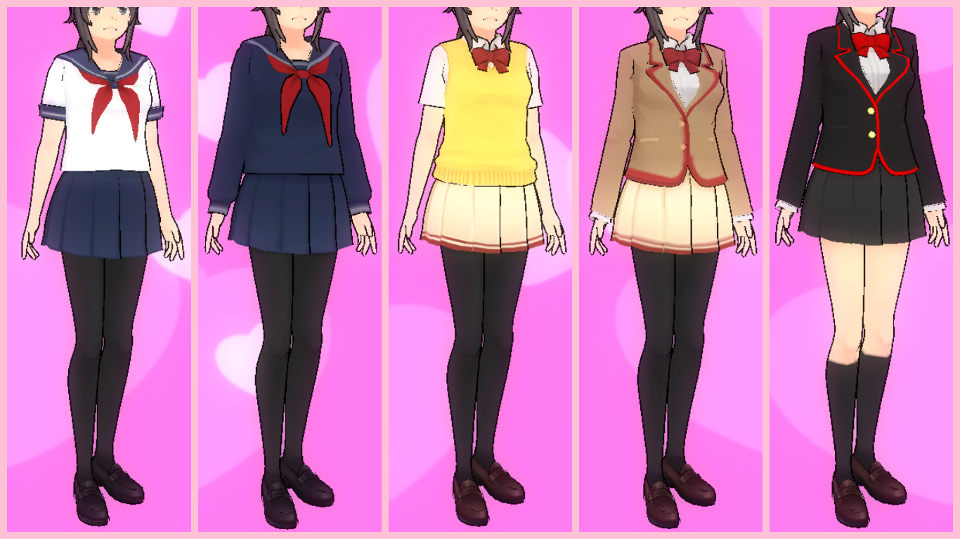 Mmd Yandere Simulator Uniforms Wip By Yokemaru On Dev