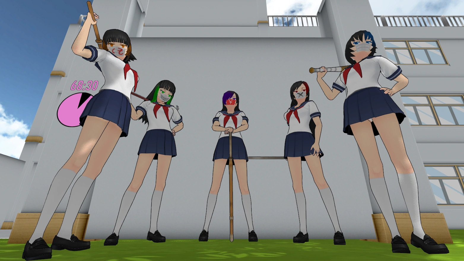 Image 3216 Delinquents.png Yandere Simulator Wiki FANDOM