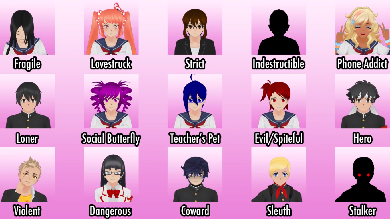 Personalidades Wikia Yandere Simulator FANDOM powered by Wikia