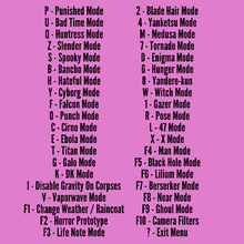 Yandere Simulator Characters Names List