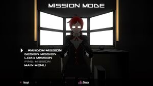 Mission Mode main menu 2-3-2018