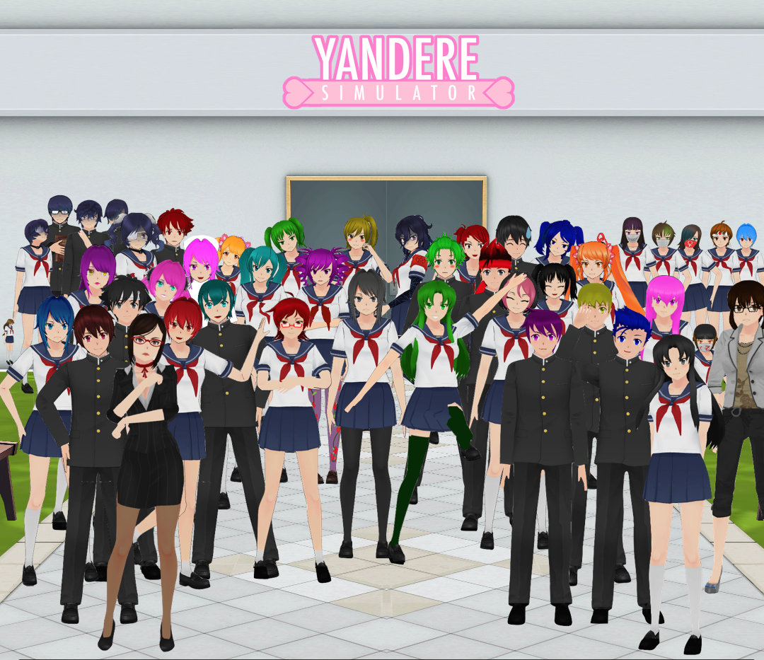 Yandere simulator карта школы