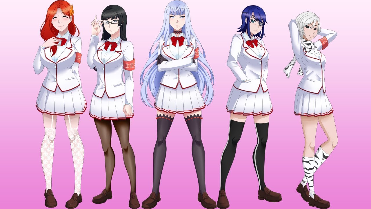all of the yandere simulator characters