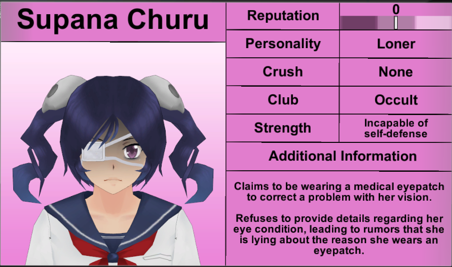 Supana Churu Yandere Simulator Wiki Fandom