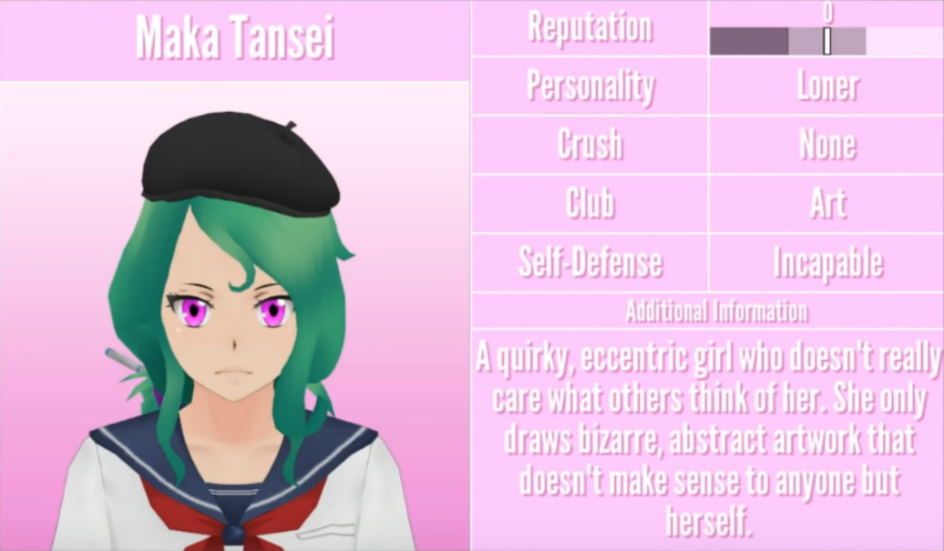 Maka Tansei Yandere Simulator Wiki Fandom Powered By Wikia