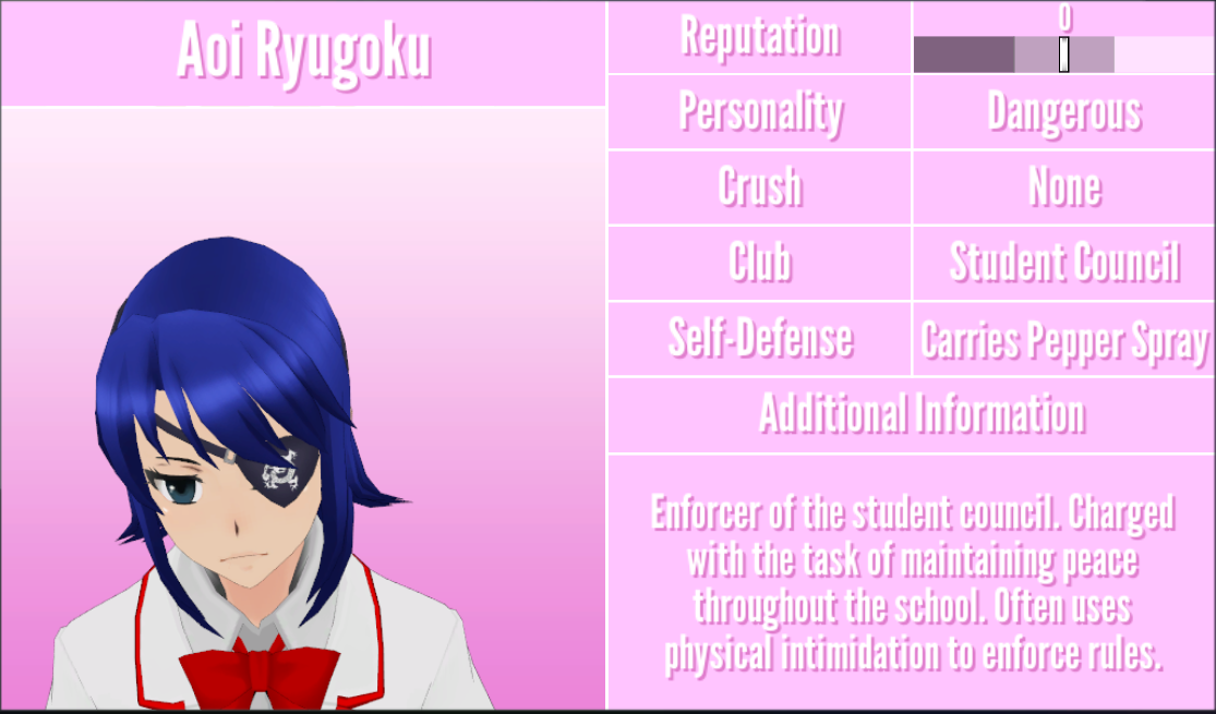 Aoi Ryugoku/Galeria Yandere Simulator Wiki FANDOM powered by Wikia