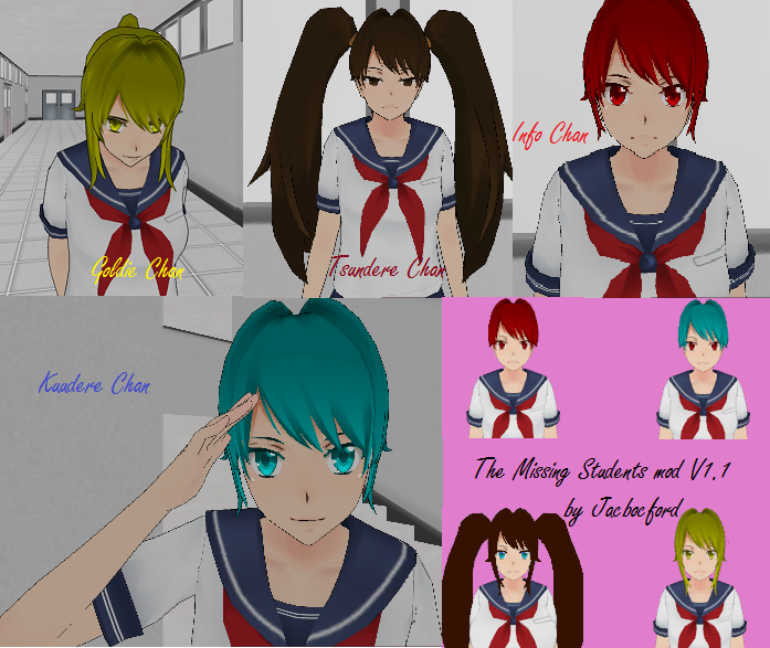 mods for yandere simulator characters