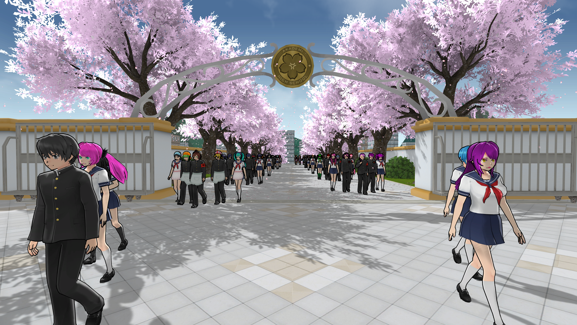 Roblox Yandere Simulator Clothes Robux Offers - oof cherry blossom wallpaper roblox memes roblox oof